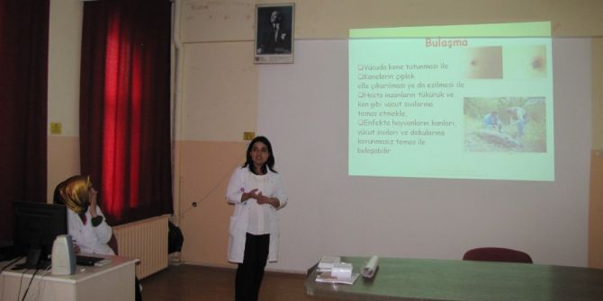 Lise Öğrencilerine Sigaranın Zararları Ve Kkka Hastalığı Anlatıldı