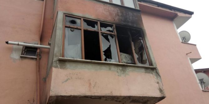 Elektrik Kontağından Çıkan Yangın Mutfağı Küle Çevirdi