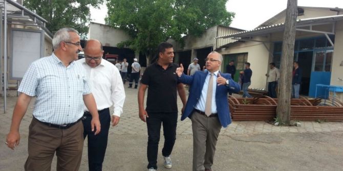 Başkan Kayda, Mesaiye Şantiyede Başladı