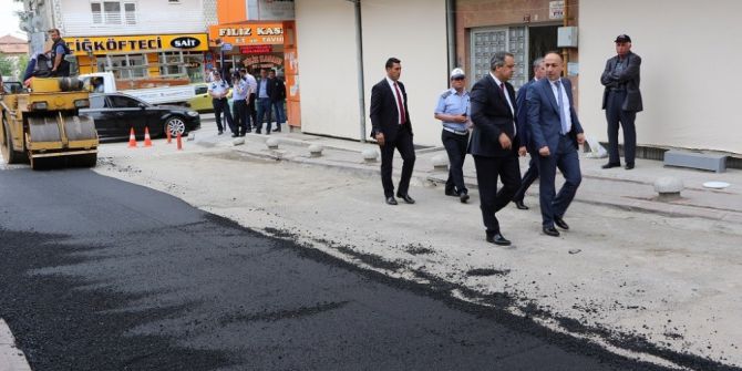 Başkan Saygılı’dan Asfalt Çalışmalarına İnceleme
