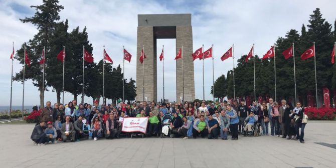 Engelliler Çanakkale’yi Gezdi