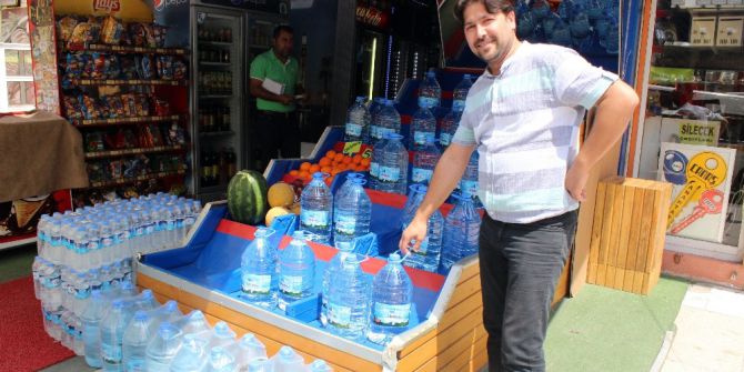 Esnaf Su Krizini Fırsata Çevirdi