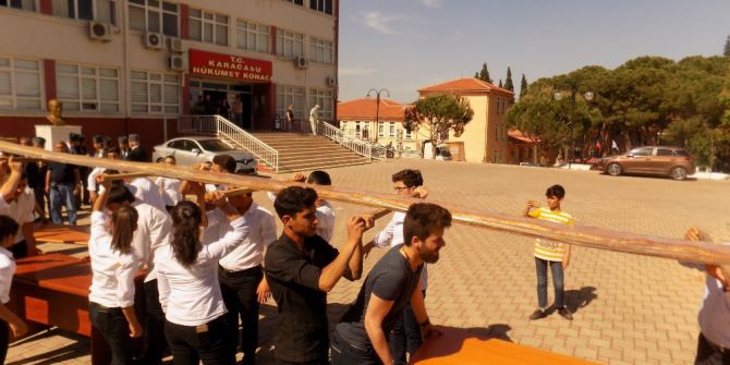 7,5 Metre Uzunluğunda Pide Yapıldı