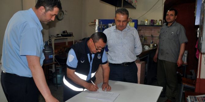 Nazilli’de Kahvehaneler Denetleniyor