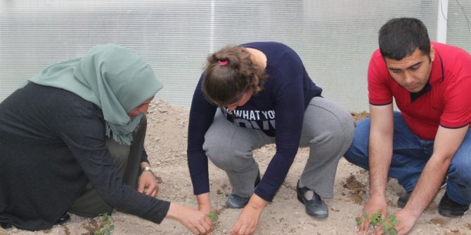 Özel İnsanlar Fide Ekimi Yaptı