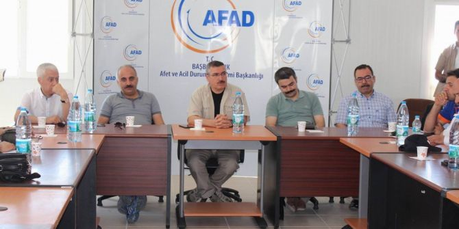 Afad Başkan Yardımcısı Fatih Özer Kilis’te