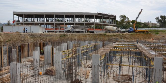 Alanya Toptancı Hal İnşaatı Yükseliyor