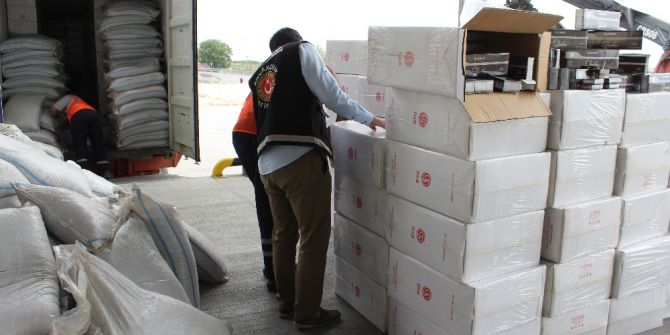 Ambarlı Limanı’nda Rekor Sayıda Kaçak Sigara Ele Geçirildi