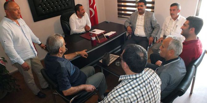 Milas Ak Parti’den Mhp’ye Hayırlı Olsun Ziyareti