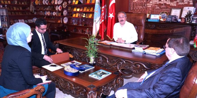 Uclg-mewa Genel Sekreteri Duman, Ünver’i Ziyaret Etti