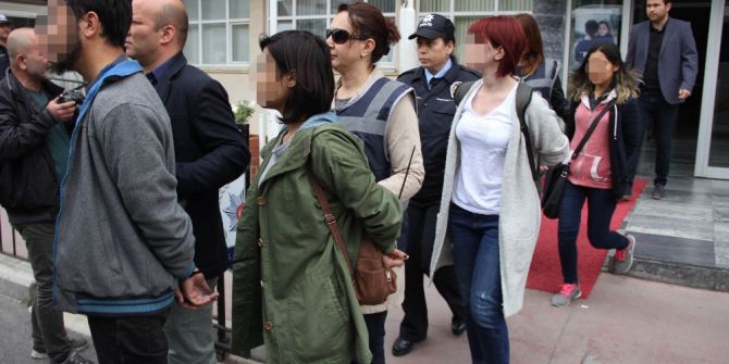 Samsun’da Açlık Grevine Destek İçin Eylem Yapan 10 Kişiye Gözaltı