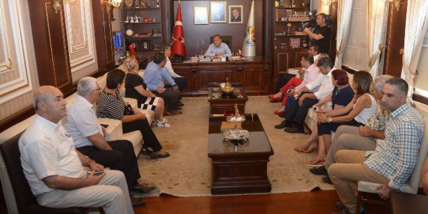 Chp’li Barut’tan Başkan Sözlü’ye Ziyaret