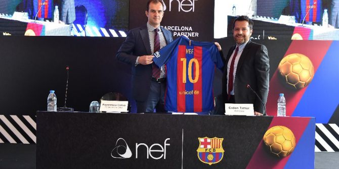 Nef Barcelona’nın Yeni Sponsoru Oldu