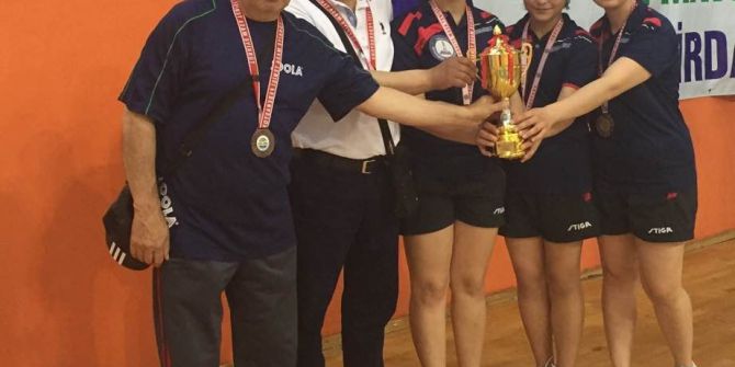 Şahinbey Masa Tenisi Bayan Takımı Türkiye 2 Lig’ine Yükseldi