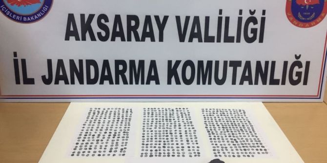 Aksaray’da Jandarmadan Tarihi Eser Operasyonu