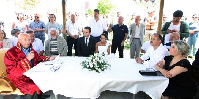 Başkan Yaşar, Vosvos Sever Çiftin Nikahını Kıydı