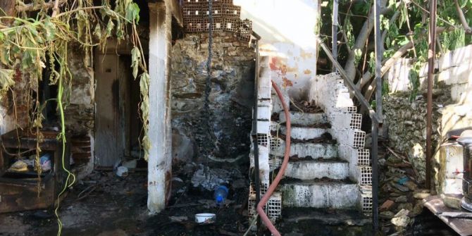 Milas’ta Yangın Mağduru Aileye Yardım