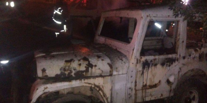 Alevler Cipe Sıçradı