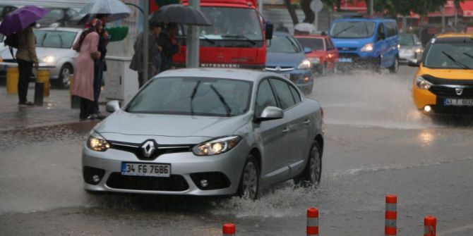 Kütahya’da Şiddetli Yağış