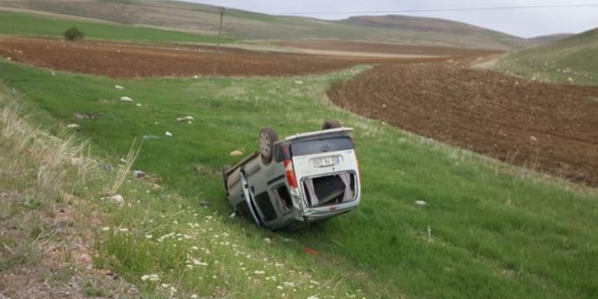 Sivas’ta Trafik Kazası: 1 Yaralı