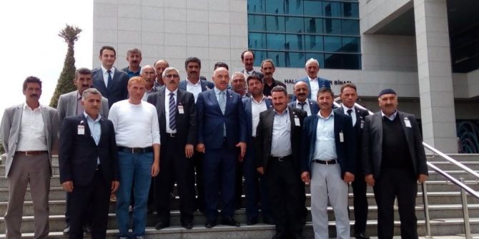 Milletvekili Ilıcalı, Tekmanlı Muhtarları Tbmm’de Ağırladı