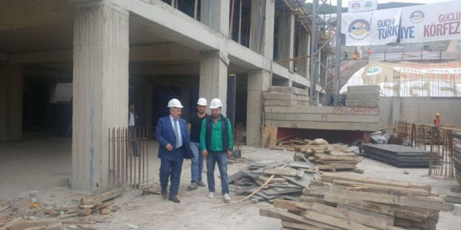 Başkan, Kampüs İnşaatını İnceledi