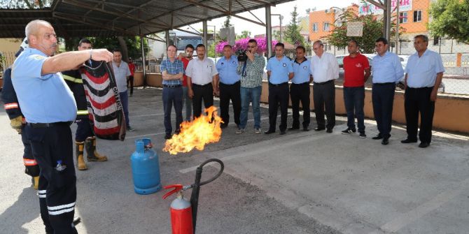 Toroslar’da Yangın Tatbikatı