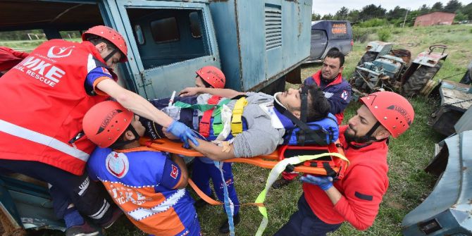 4 İlin Umke Ekiplerinden Amasya’da Tatbikat