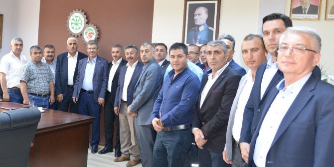 Başkan Akay Şeker-iş Sendikası’nı Ziyaret Eti