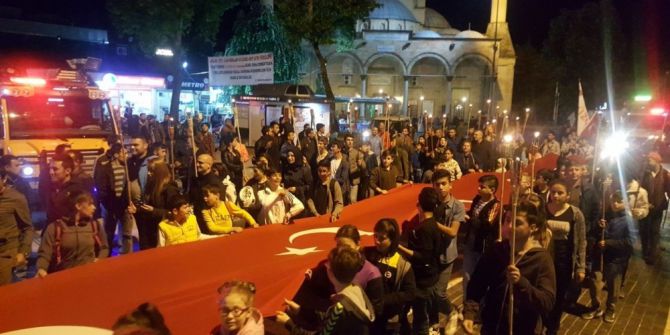 Düzce’de Fener Alayı Büyük İlgi Gördü