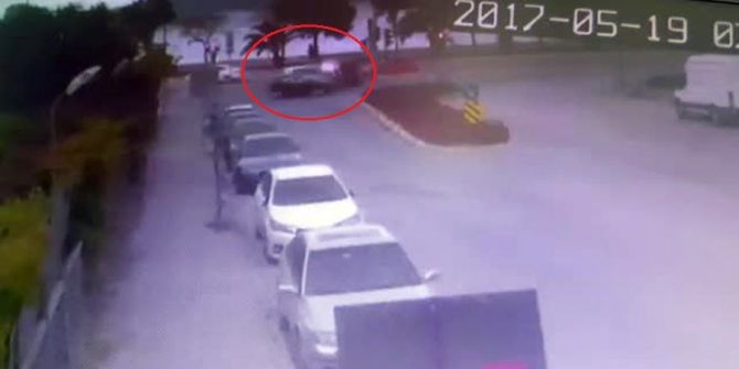 Kartal Sahil Yolundaki Feci Kaza Kamerada