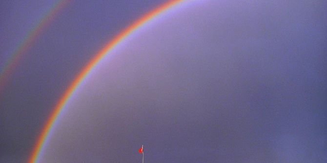 Tarihi Kalede Muhteşem Gökkuşağı Resitali