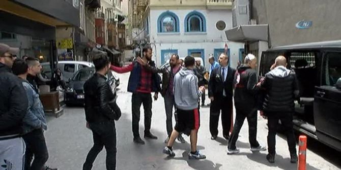 İstiklal Caddesi’nde Final Four Kavgası