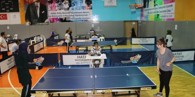 Hatay’da Düzenlenen Masa Tenisi Turnuvası Sona Erdi
