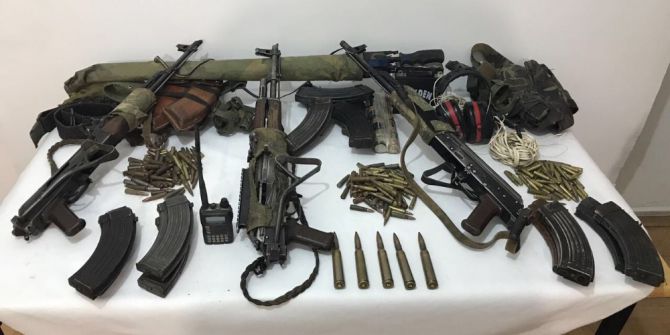 Öldürülen 3 Teröristten Çok Sayıda Mühimmat Çıktı