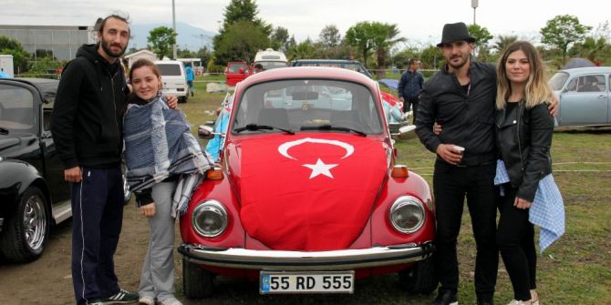 Samsun’da Vosvos Tutkunlarından 19 Mayıs Konvoyu