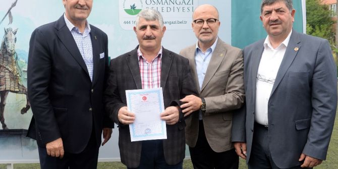 Osmangazi’de Hisseli Parseller Tapuya Dönüşüyor