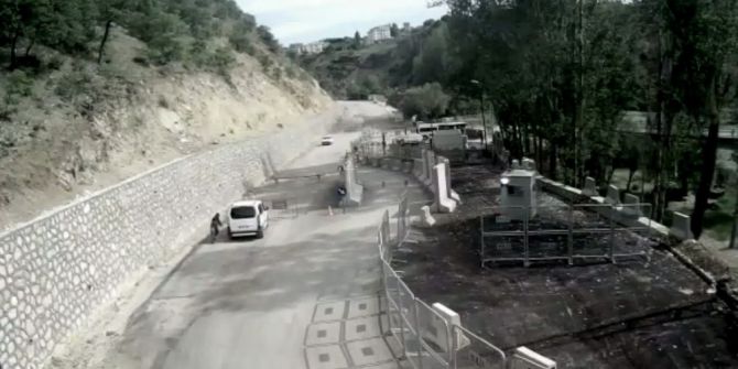 Polis Noktasına Yapılan İntihar Saldırısı Güvenlik Kameralarına Yansıdı