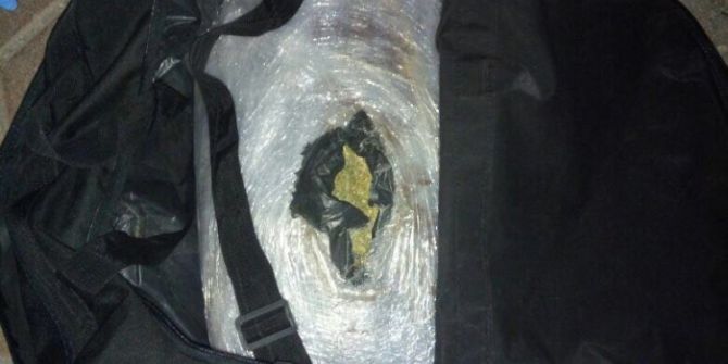 Çantada 4 Kilo 320 Gram Esrar Ele Geçirildi
