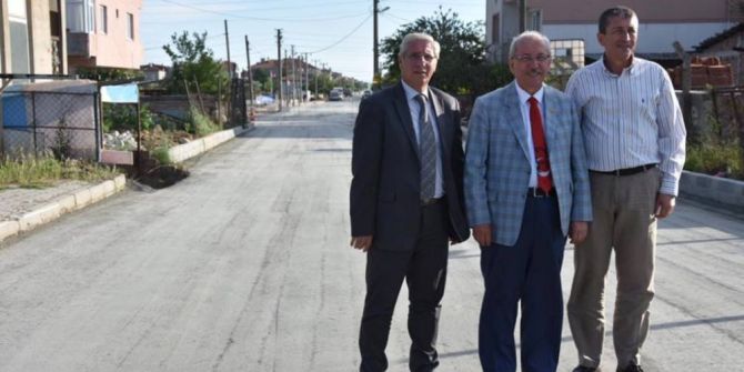 Başkan Albayrak Yol Yapım Çalışmalarını İnceledi