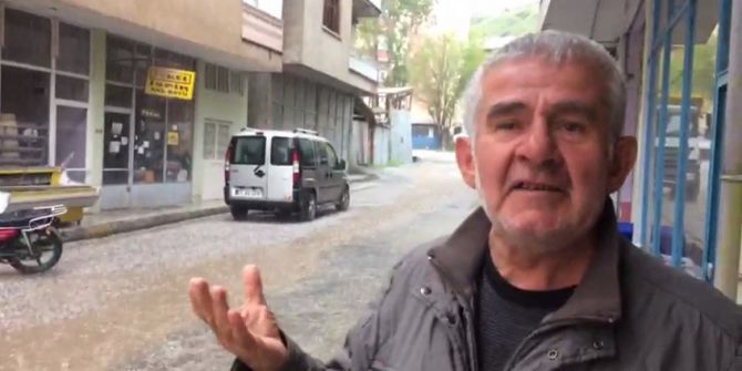 İspir’e Ceviz Gibi Dolu Yağdı