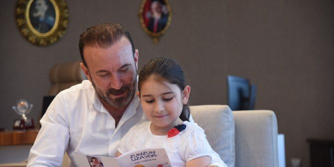 7 Yaşında Yazardan Başkan Doğan’a Ziyaret