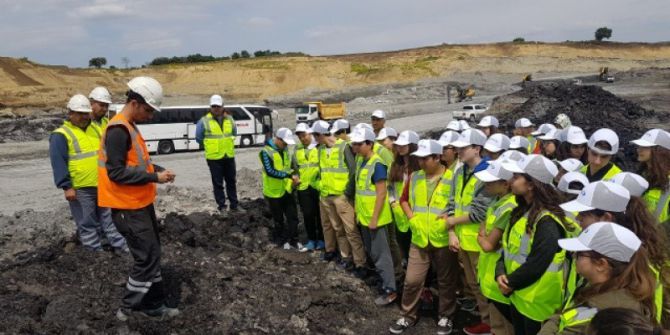 Öğrenciler Madencilik Mesleğini İnceledi