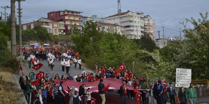 Alaplı’da Fener Alayı Düzenlendi