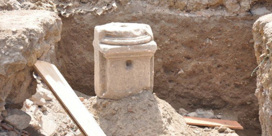 İnşaattan Bizans Kalıntıları Çıktı