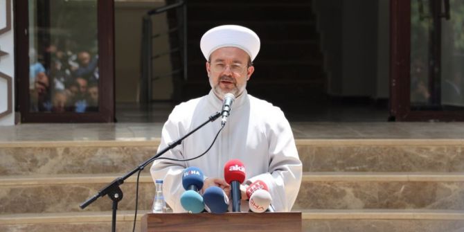 Diyanet İşleri Başkanı Prof. Dr. Mehmet Görmez, Diyarbakır’da