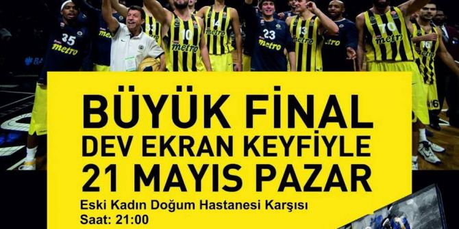 Fenerbahçe-olympiakos Maçı Dev Ekranda İzlenecek