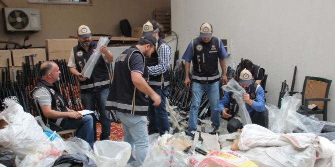 Hatay’da 1 Kamyon Kaçak Silah Ele Geçirildi