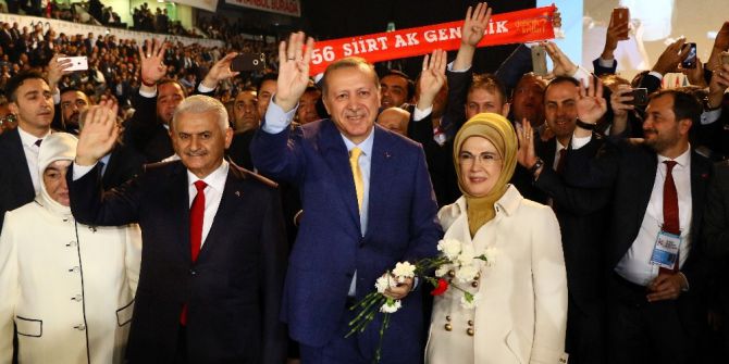 Cumhurbaşkanı Erdoğan İle Başbakan Yıldırım Ankara Arena’da