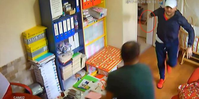 Bıçakla Kreşi Basan Baba Tutuklandı